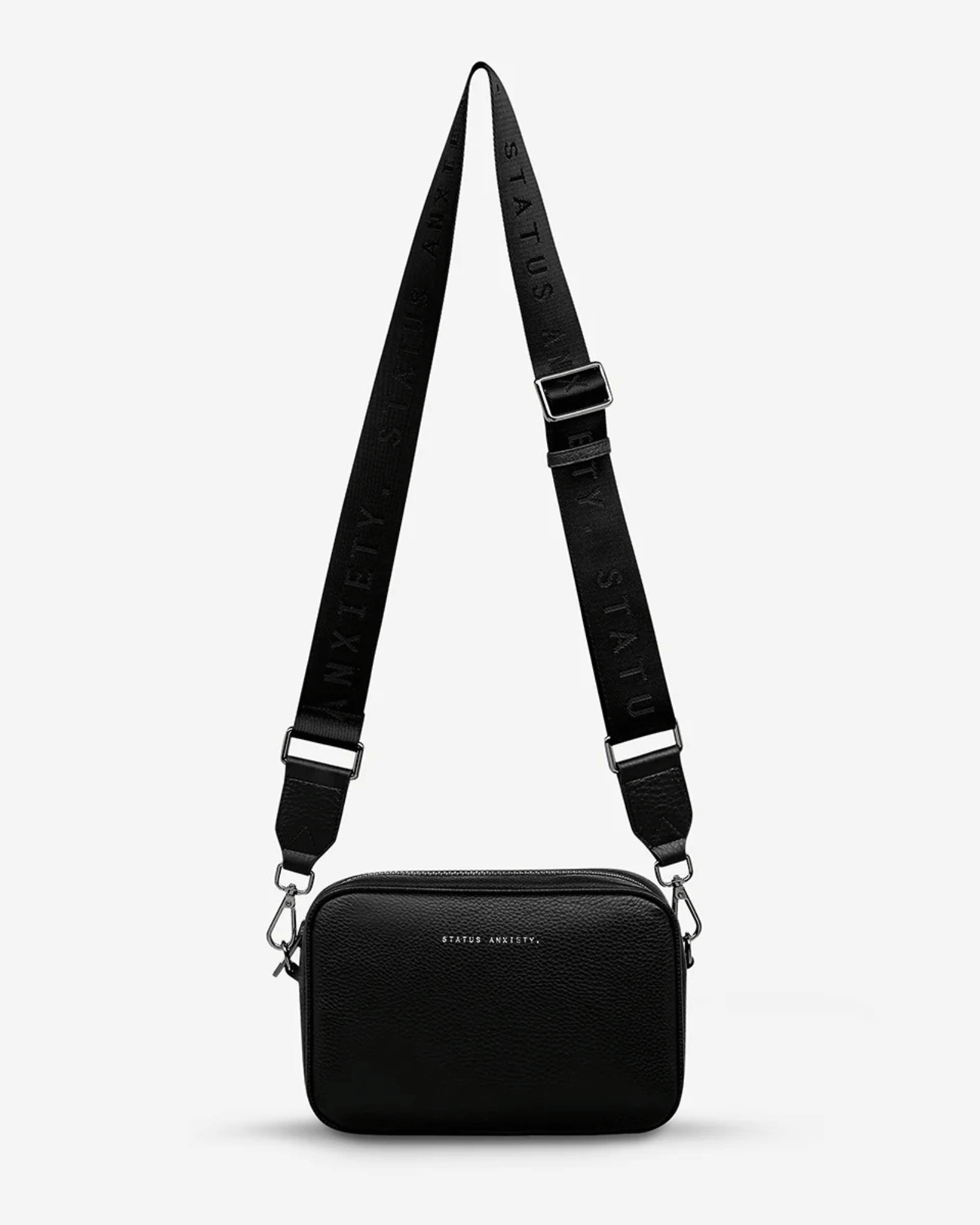 PLUNDER BAG BLACK WITH WEBBED STRAP