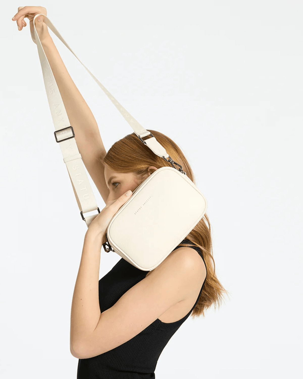 PLUNDER BAG CHALK WITH WEBBED STRAP