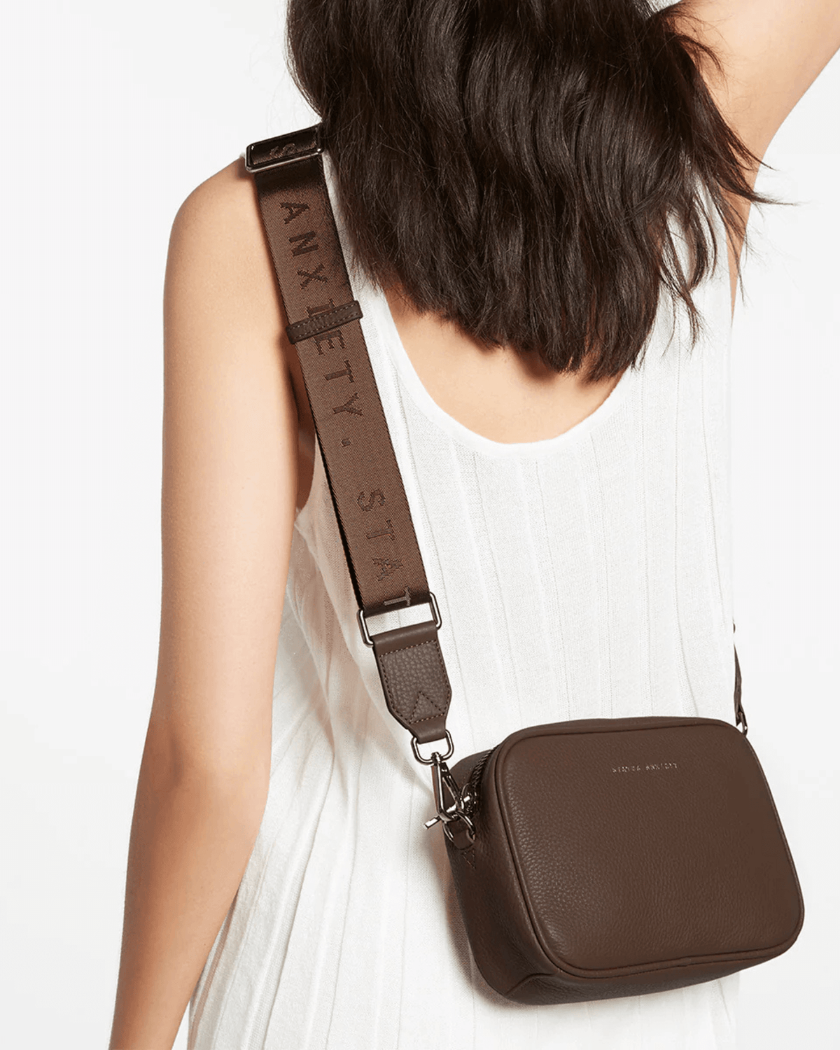 PLUNDER BAG COCOA WITH WEBBED STRAP