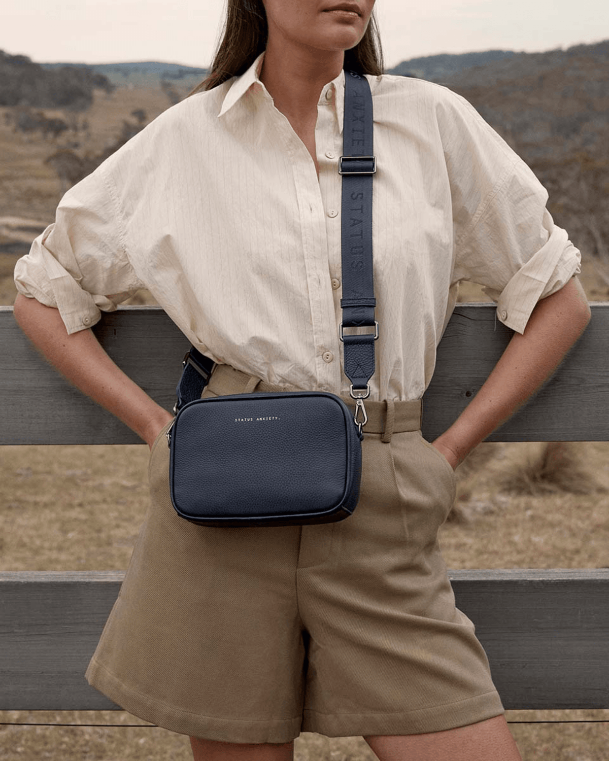 PLUNDER BAG MIDNIGHT BLUE WITH WEBBED STRAP