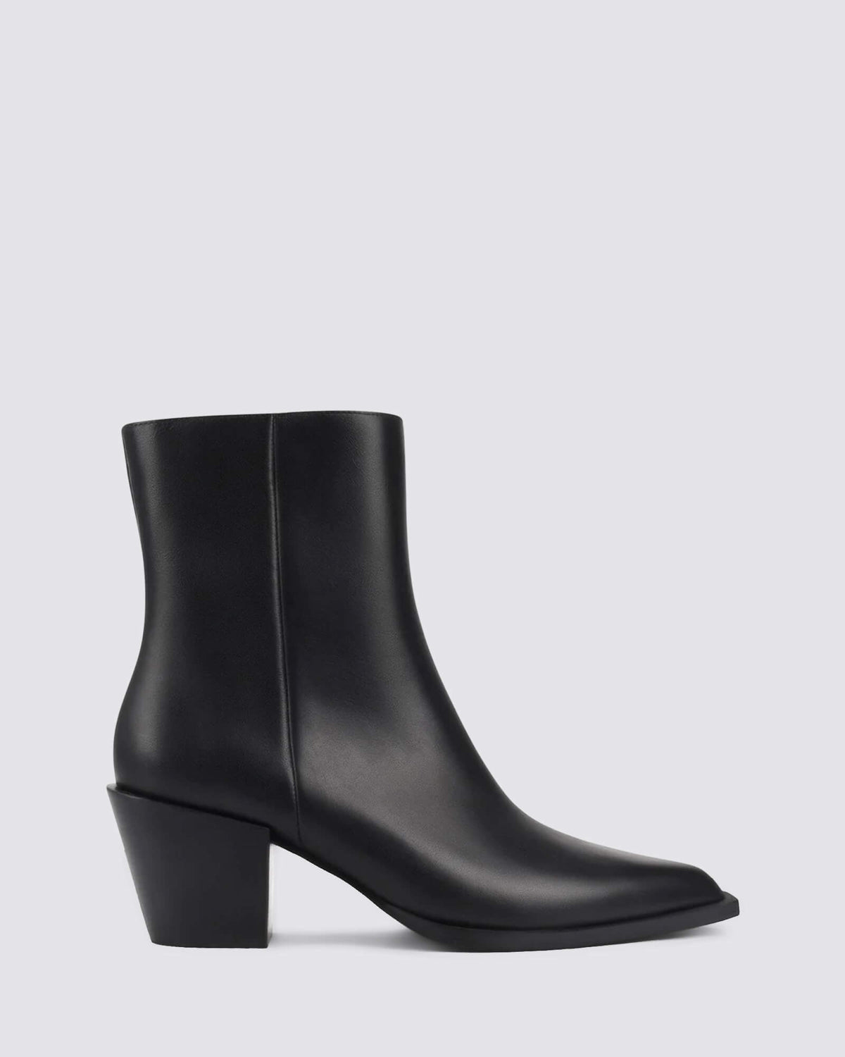 ROGER ANKLE BOOTS BLACK LEATHER