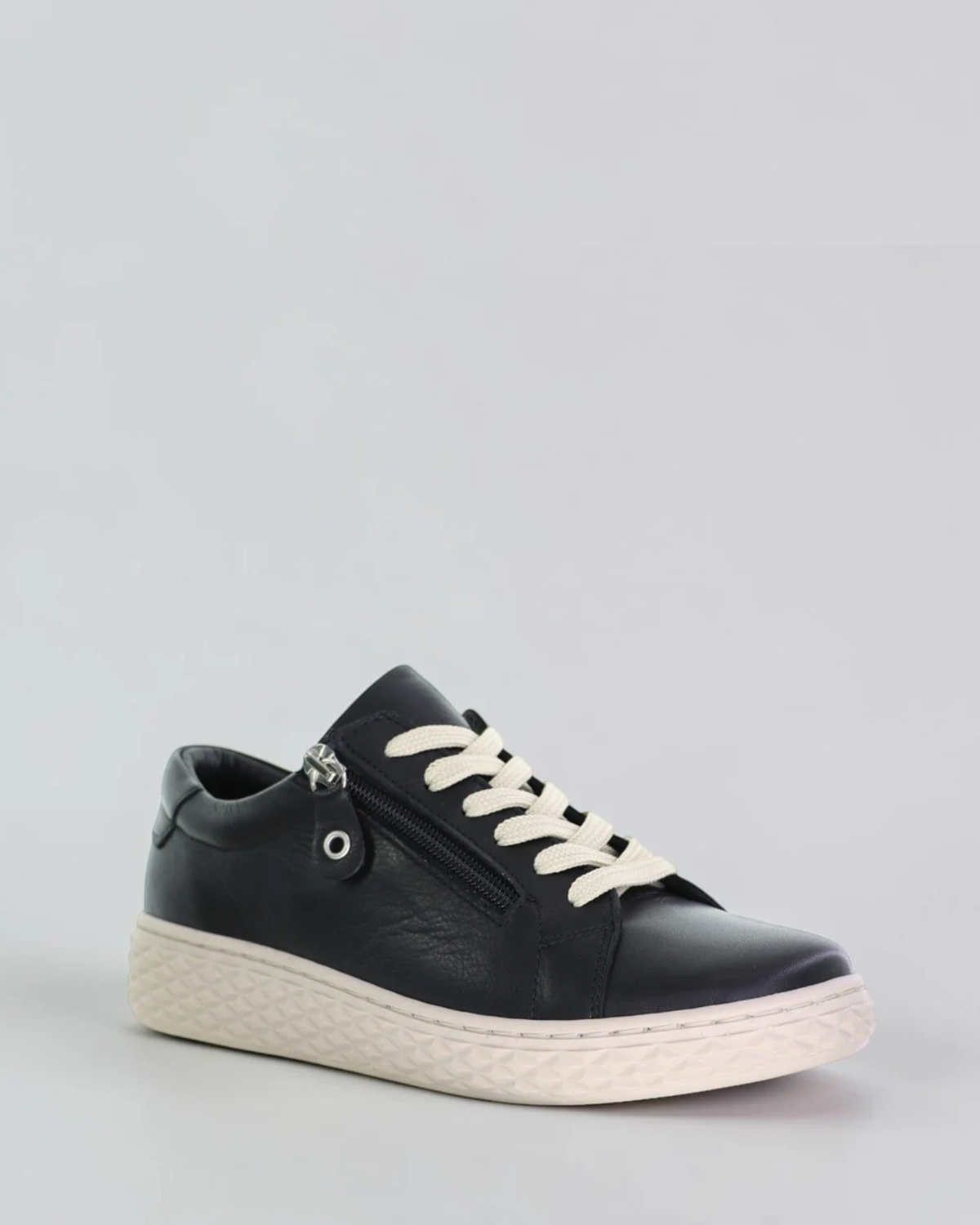 ROSE SNEAKERS BLACK LEATHER