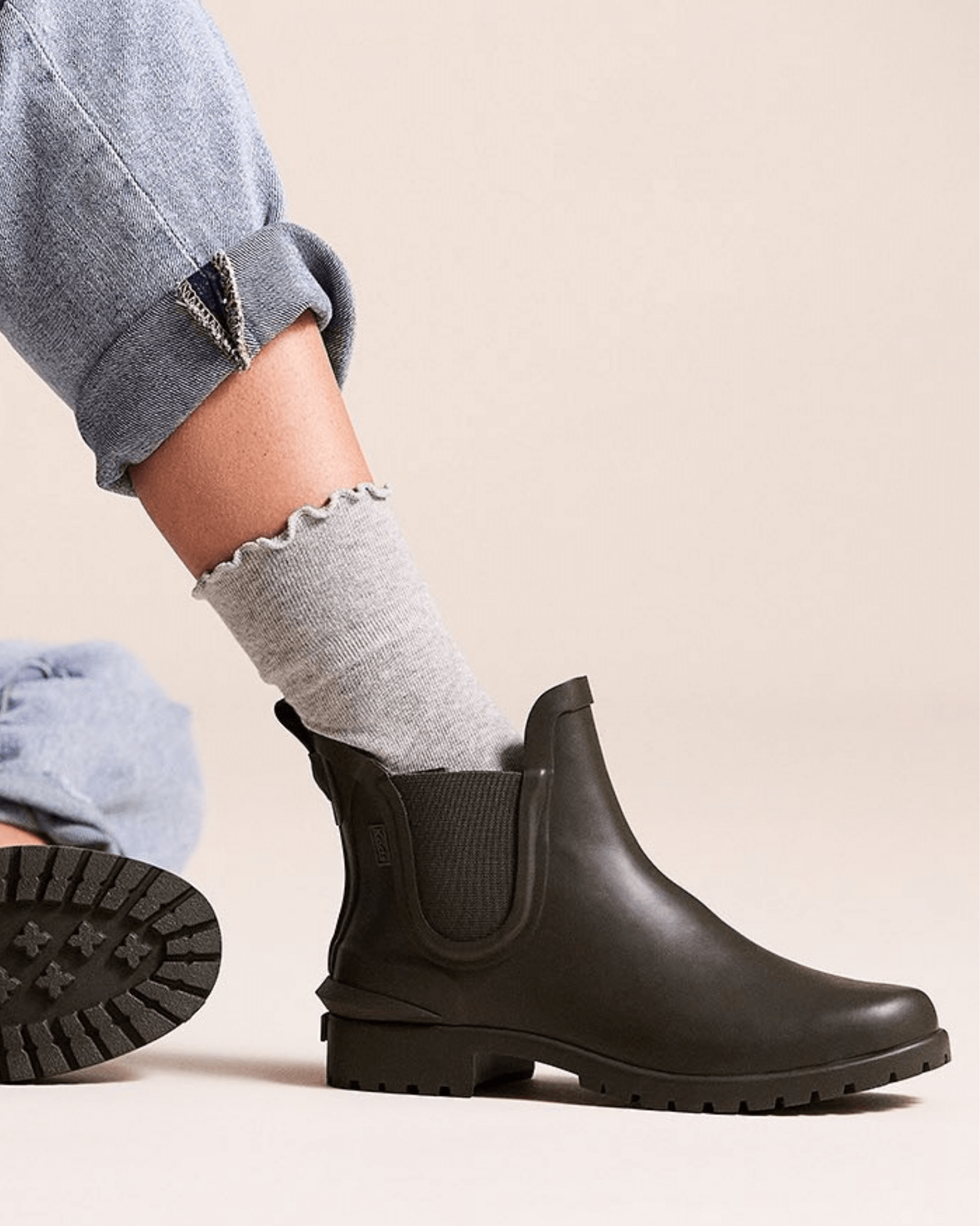 ROWAN RAIN BOOT BLACK