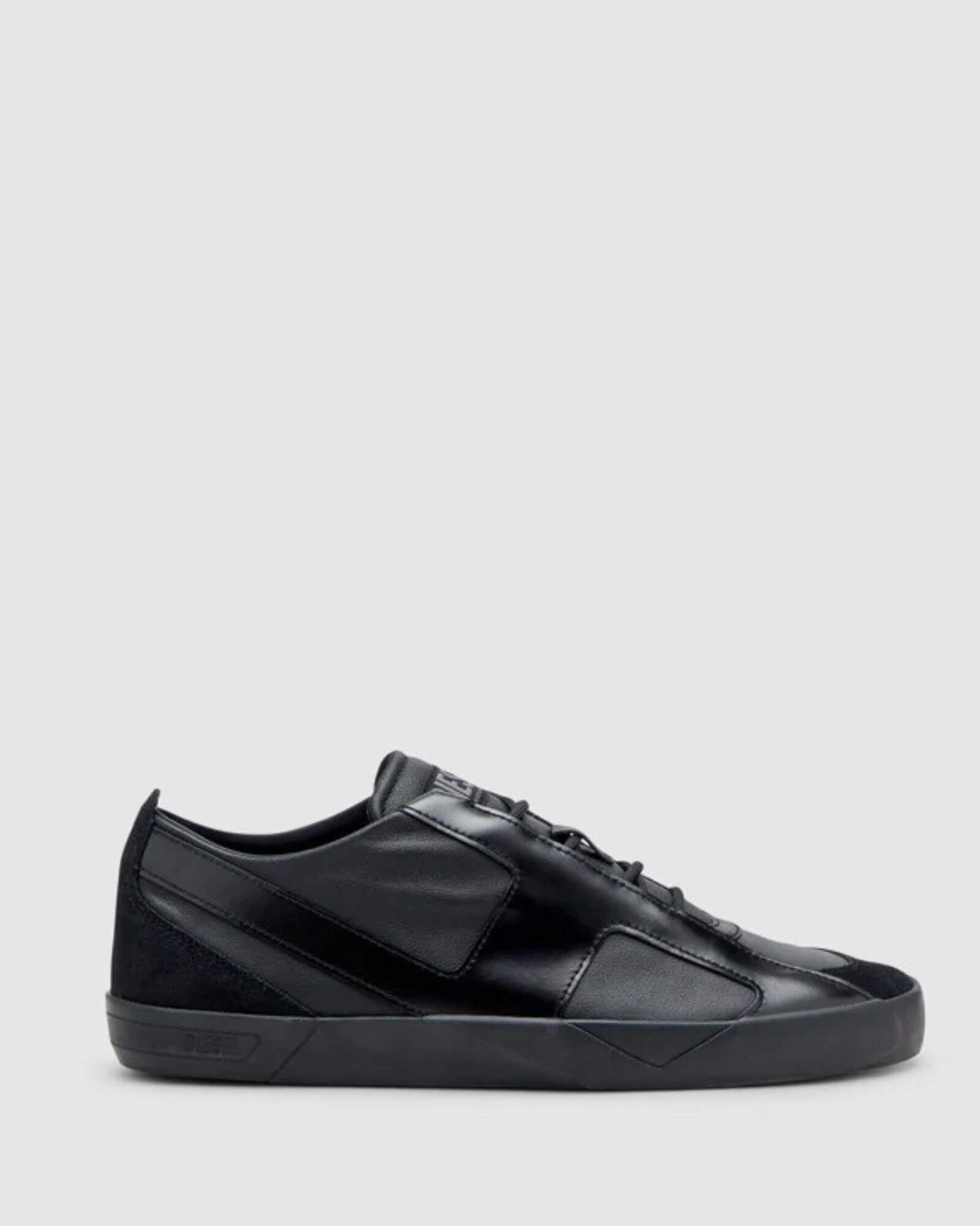 SLANTE-D LOW MENS SNEAKERS BLACK/BLACK
