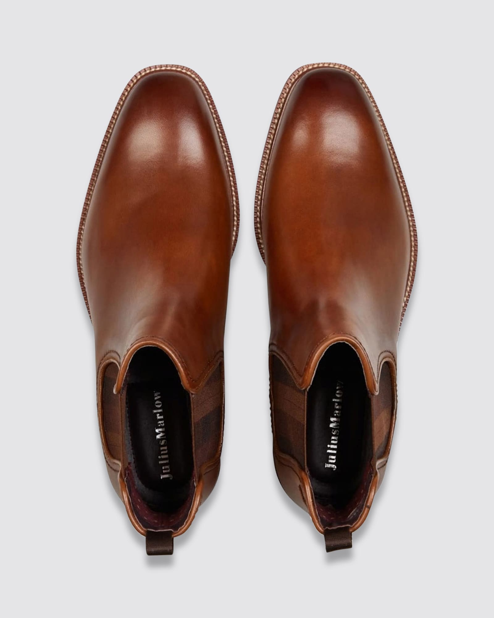 SCUTTLE CHELSEA BOOTS COGNAC LEATHER