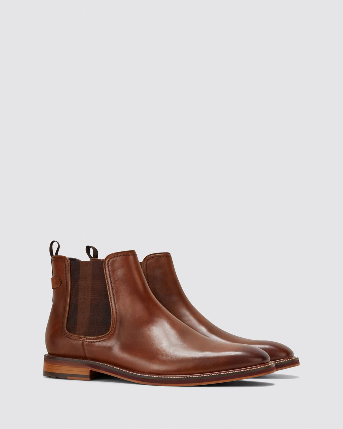 SCUTTLE CHELSEA BOOTS COGNAC LEATHER