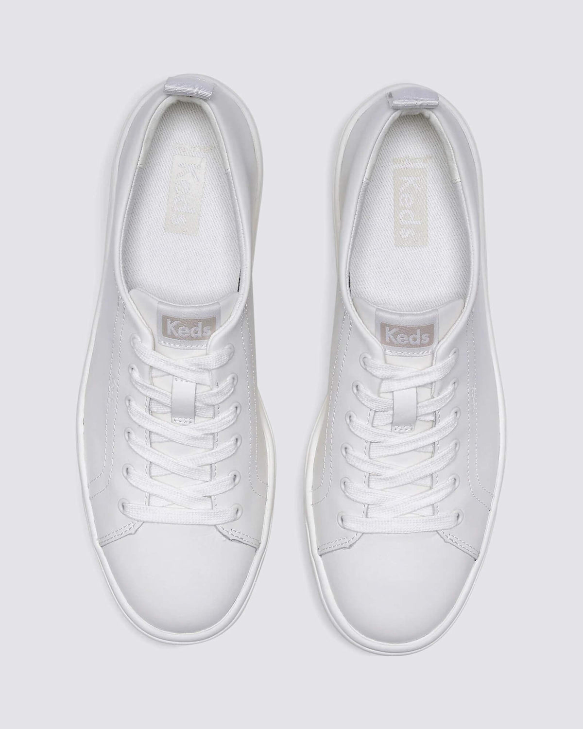 SKYLER PLATFORM SNEAKERS WHITE LEATHER