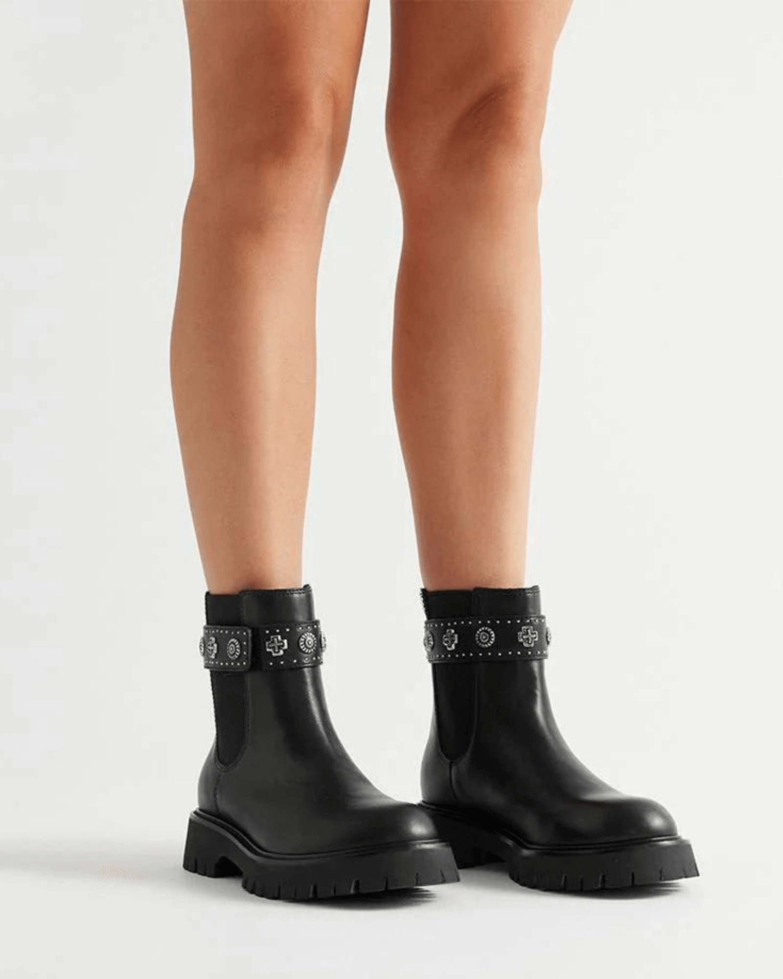 MEADOW BOOT BLACK SILVER Andrea Biani