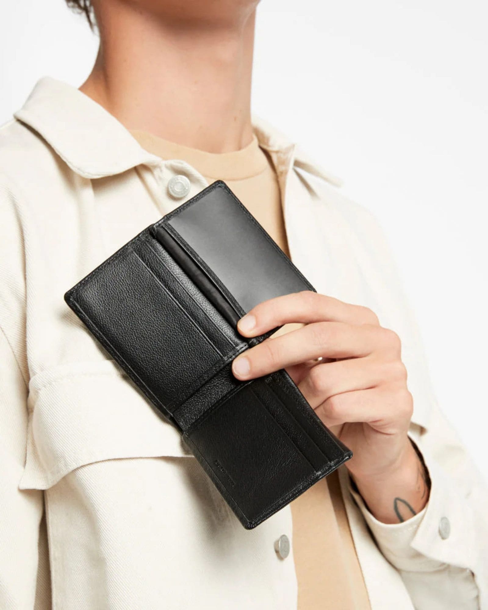 JONAH WALLET BLACK LEATHER