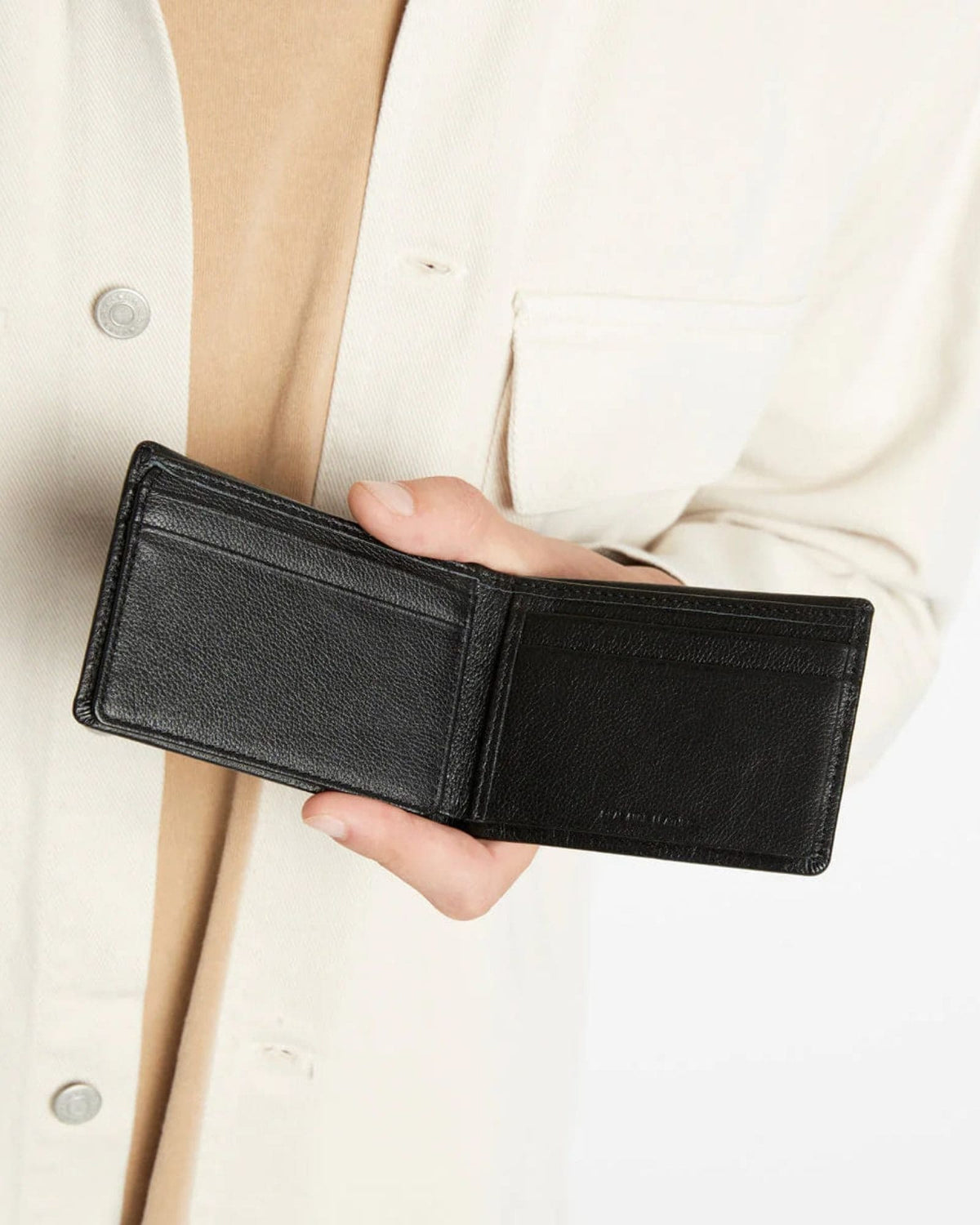 JONAH WALLET BLACK LEATHER