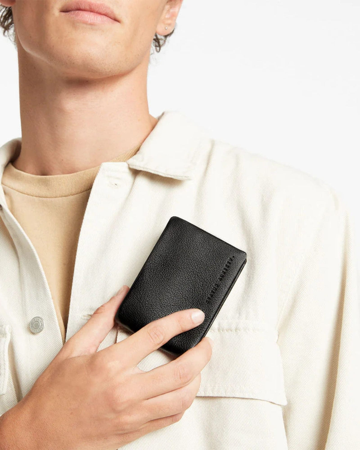 JONAH WALLET BLACK LEATHER