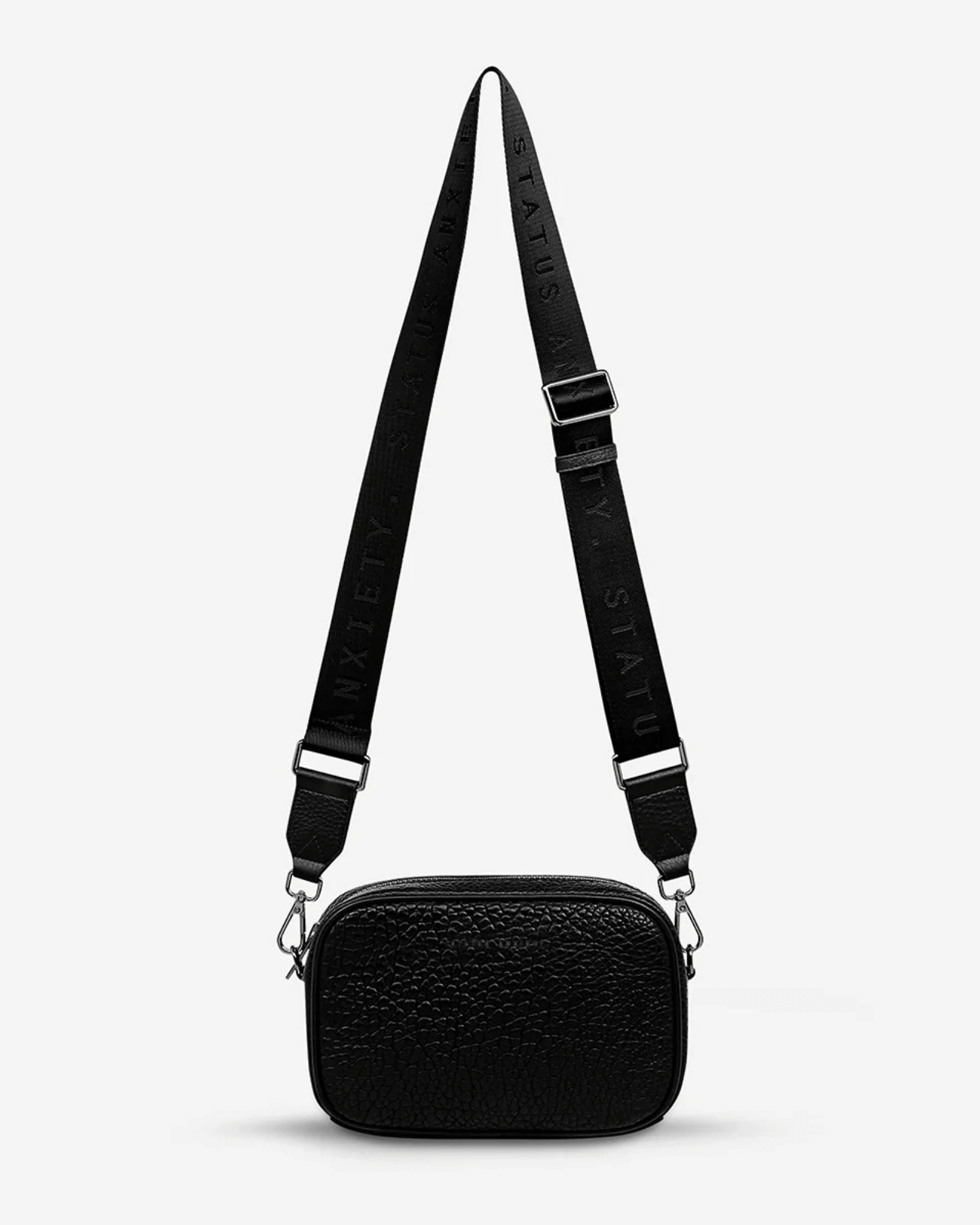 PLUNDER BAG BLACK BUBBLE WITH WEBBED STRAP