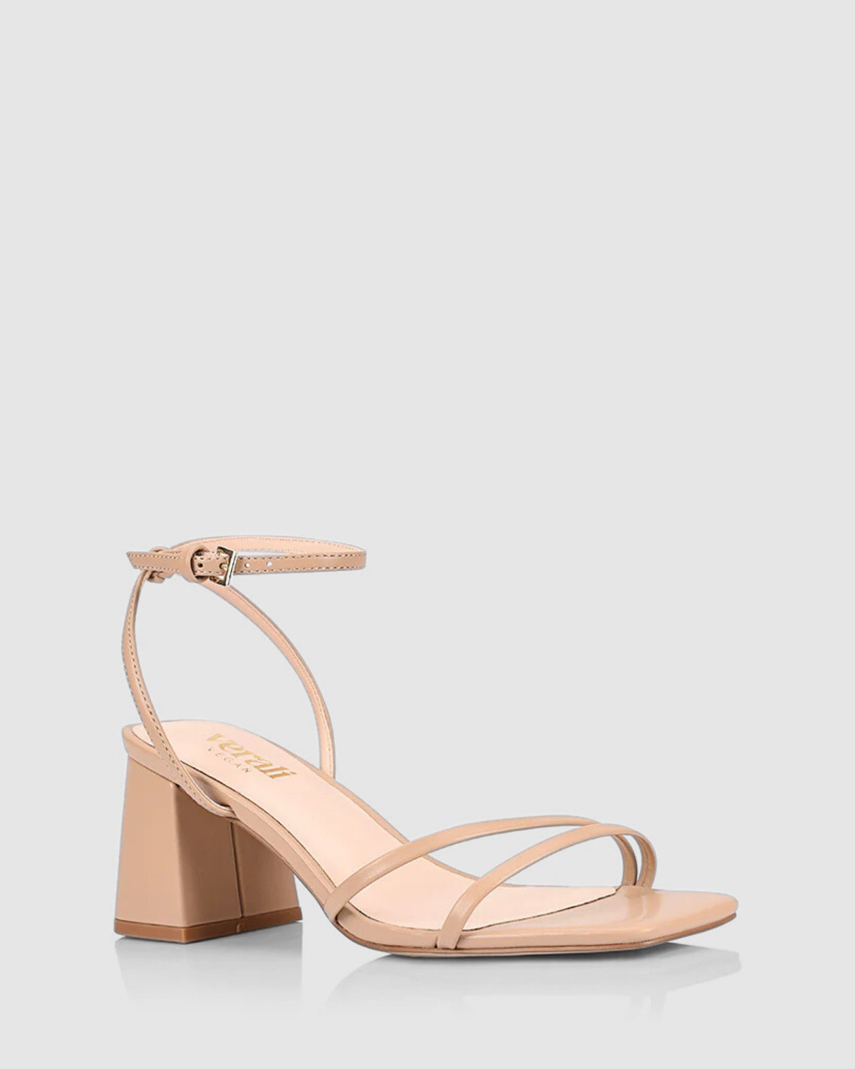 STEVIE BLOCK HEEL SANDALS BEIGE