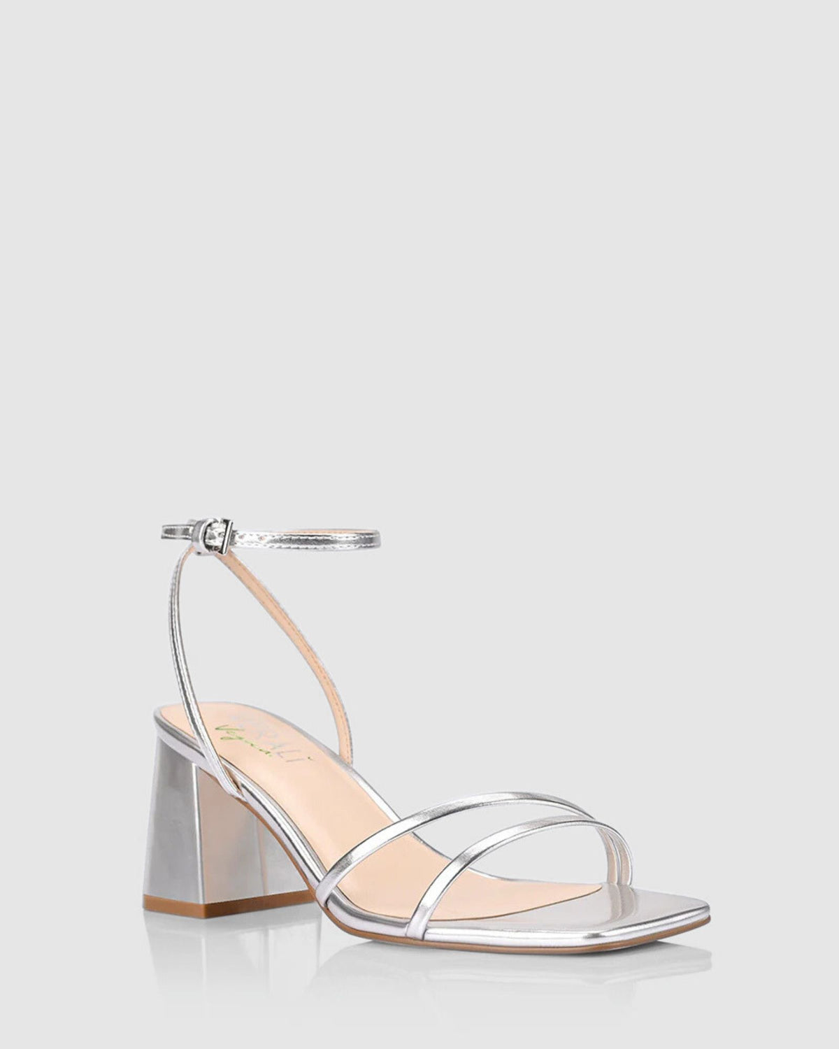 STEVIE BLOCK HEELS METALLIC