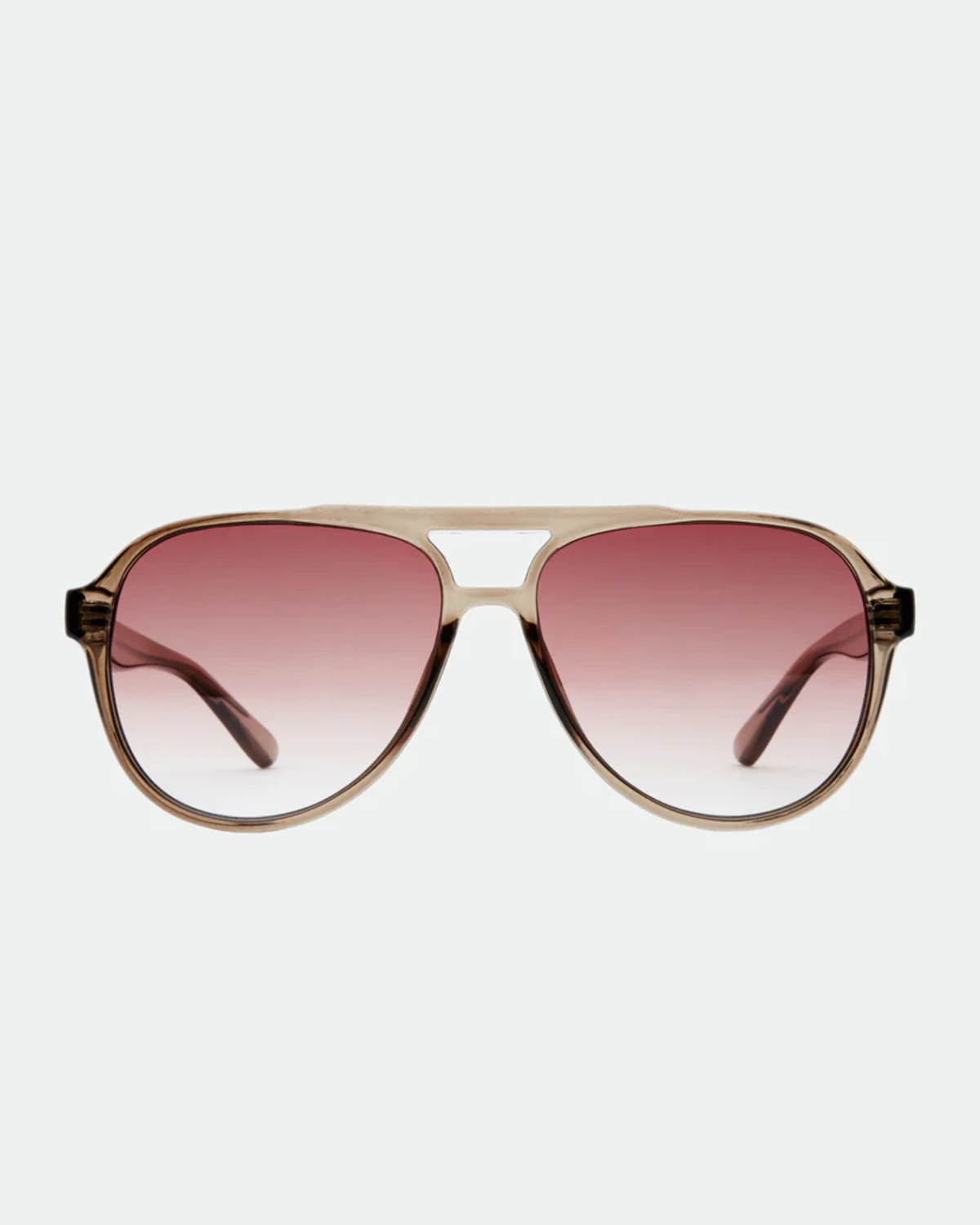 STEVIE SUNGLASSES TRANS OLIVE/BROWN FADE