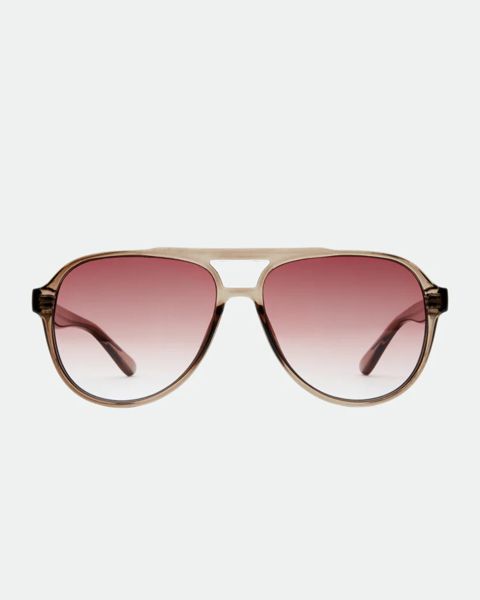 STEVIE SUNGLASSES TRANS OLIVE/BROWN FADE