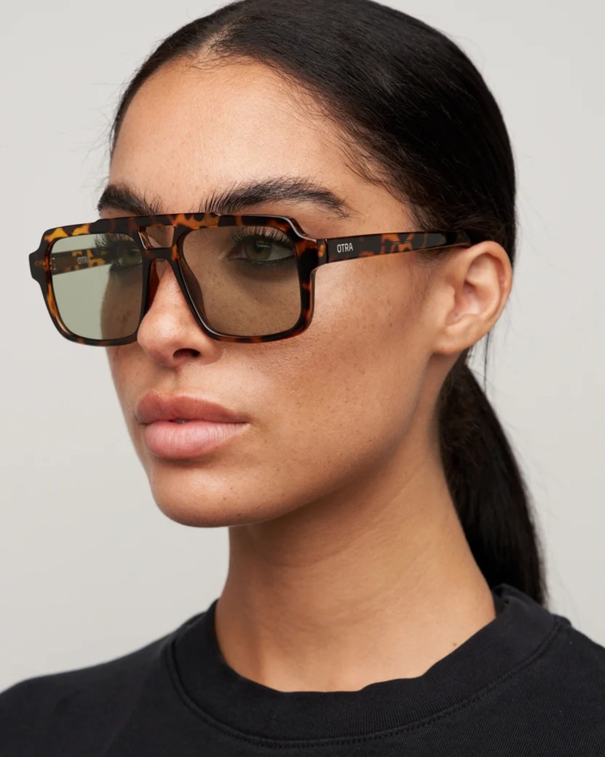 TAME SUNGLASSES TORT/LIGHT GREEN
