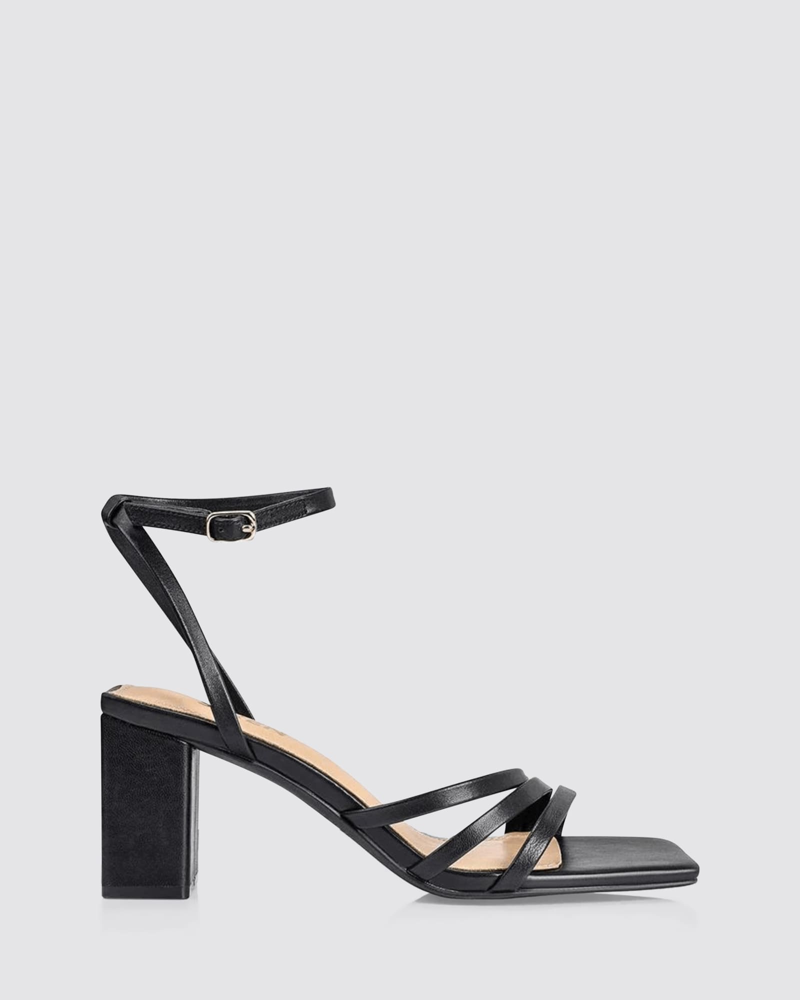 TESSIE HEEL SANDALS BLACK