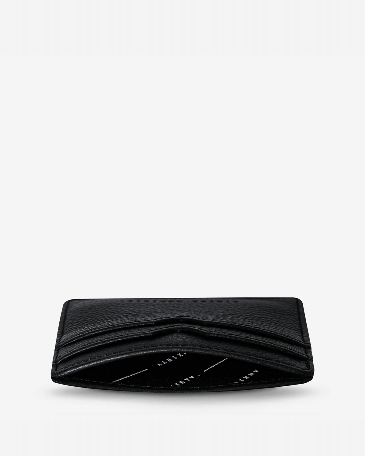 TOGETHER FOR NOW WALLET BLACK LEATHER