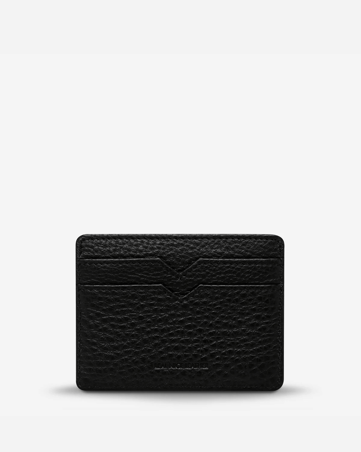 TOGETHER FOR NOW WALLET BLACK LEATHER