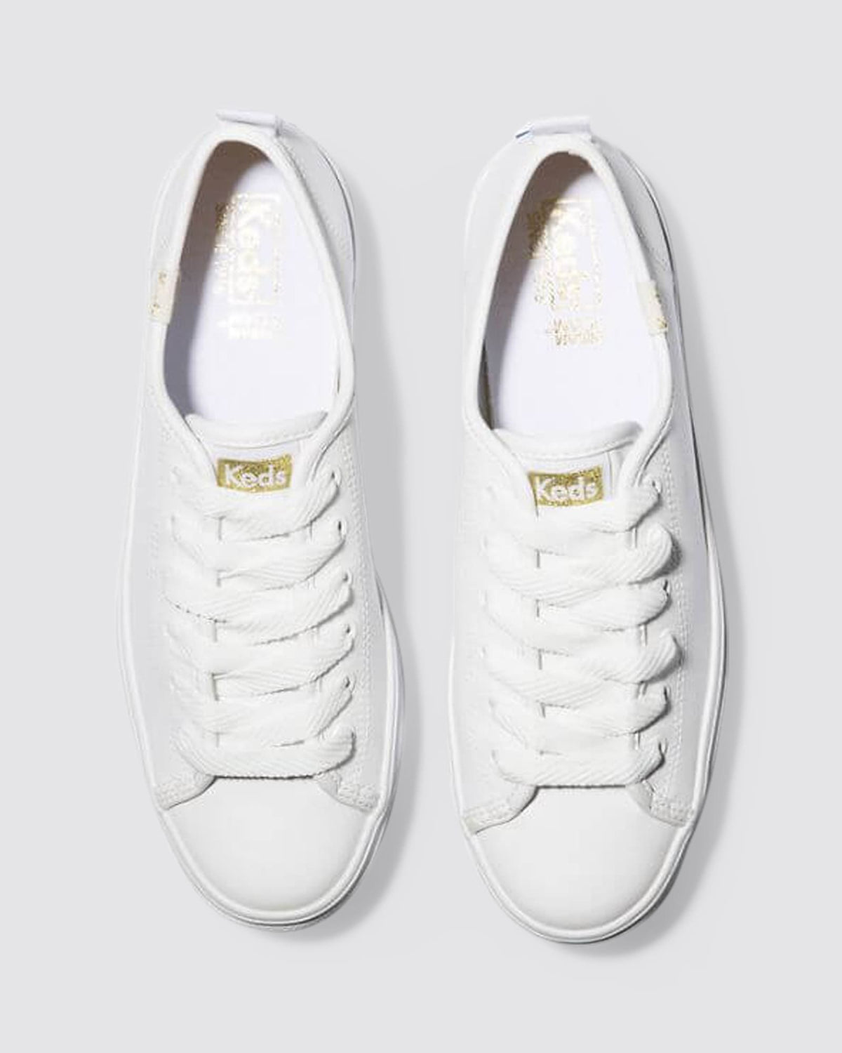 TRIPLE UP PLATFORM SNEAKERS WHITE LEATHER