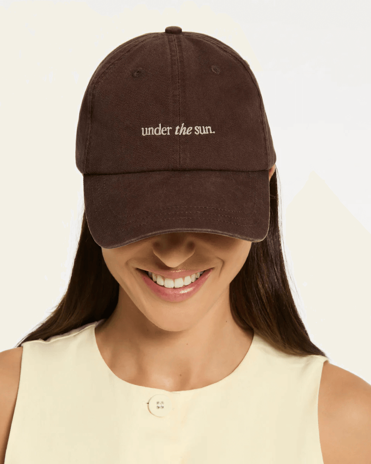 UNDER THE SUN LOGO CAP BARK