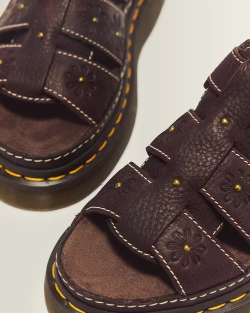 WRENLIE OPEN SANDAL DARK BROWN