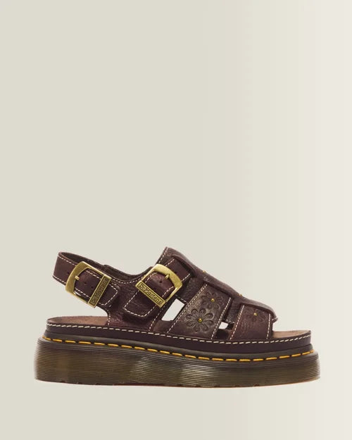 WRENLIE OPEN SANDAL DARK BROWN