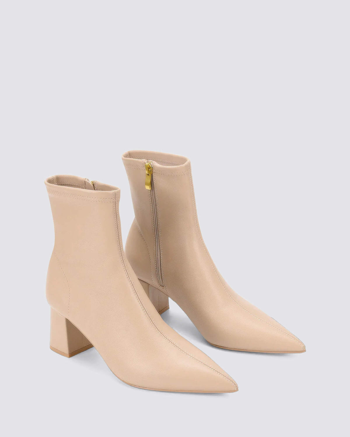 YANET ANKLE BOOTS NUDE STRETCH