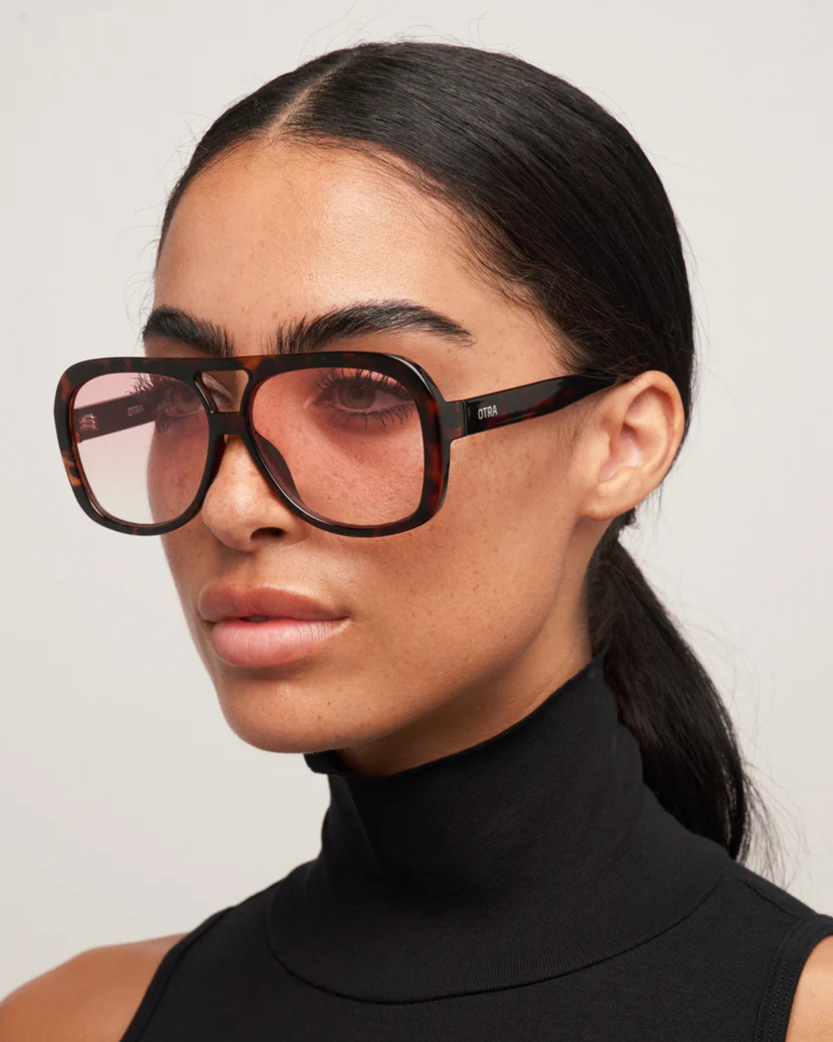 YARA SUNGLASSES TORT/PINK FADE