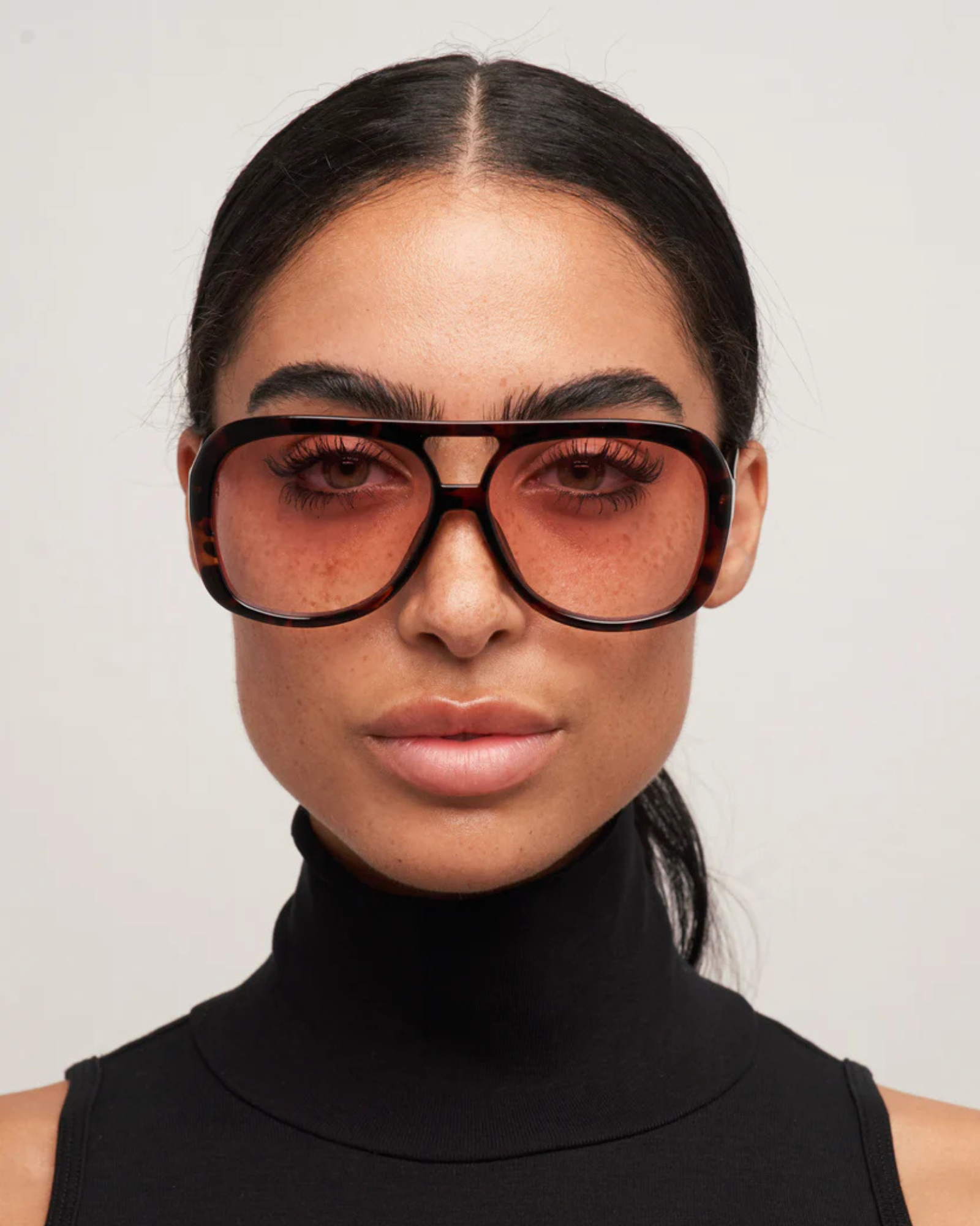 YARA SUNGLASSES TORT/PINK FADE