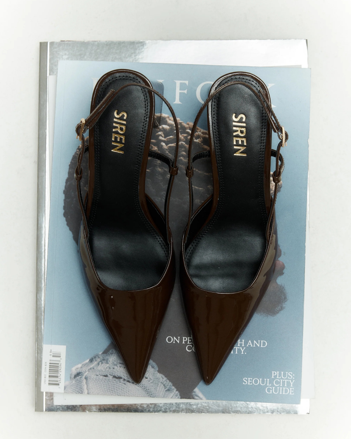 YASMINE CHOCOLATE BROWN PATENT