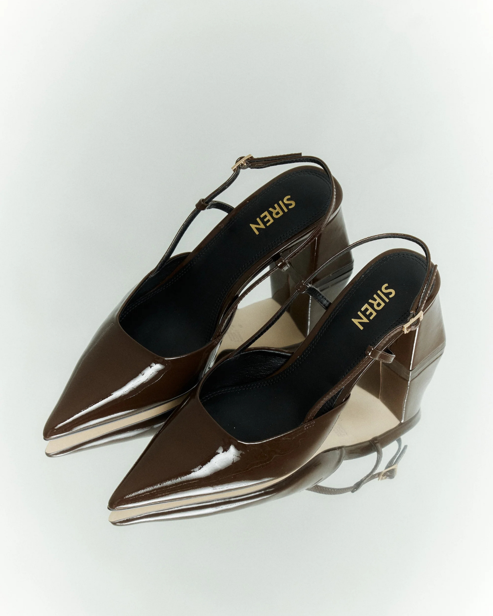 YASMINE CHOCOLATE BROWN PATENT