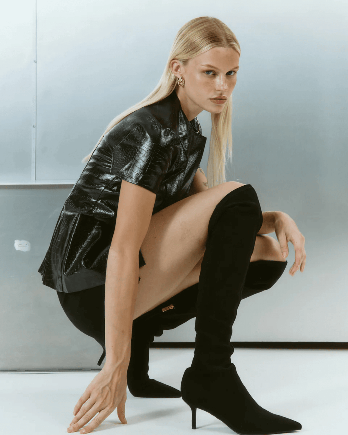 Siren Yonas Black Womens Boots Andrea Biani